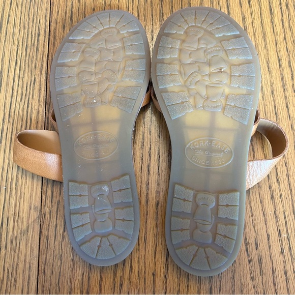Kork-Ease Tan Leather Cork Sandals Size 7 - Picture 4 of 9